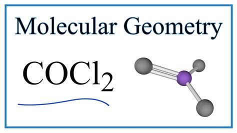 molecular geometry of cocl2