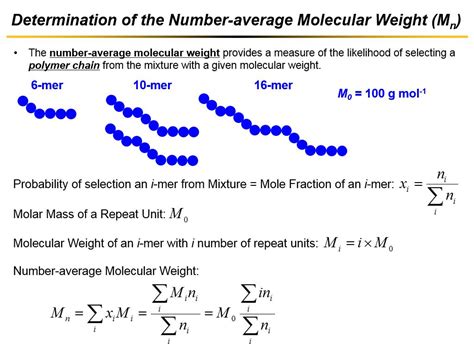 molecular weight mw vs mn