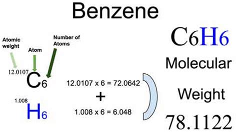 molecular weight of benzene ring