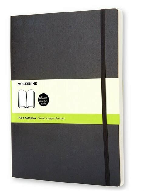 moleskine large plain notebook