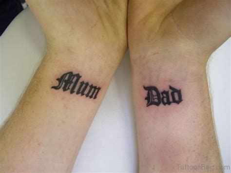 The Best Mom And Dad Tattoo Designs For Wrists Ideas
