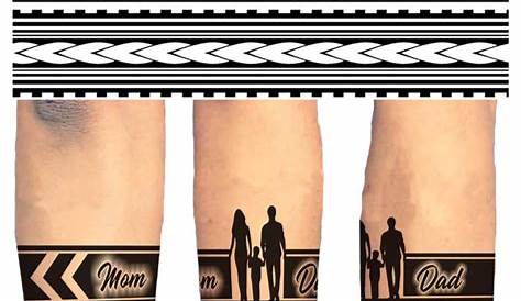 Voorkoms Mom Dad Hand Band Tribal For Men And Women