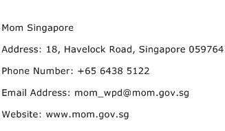 mom singapore email address