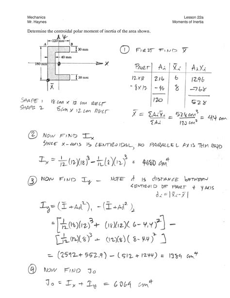 moment of inertia practice problems pdf