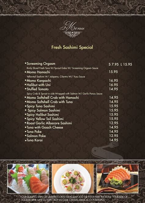 momo sushi henderson menu
