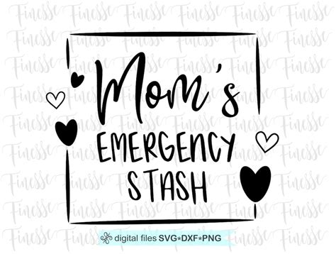 Moms Emergency Stash Printable