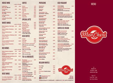 Explode Your Taste Buds with Mon Cheri Restaurant's Alluring Menu!