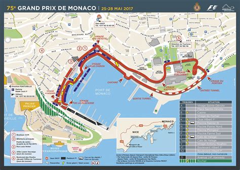 monaco f1 race track map