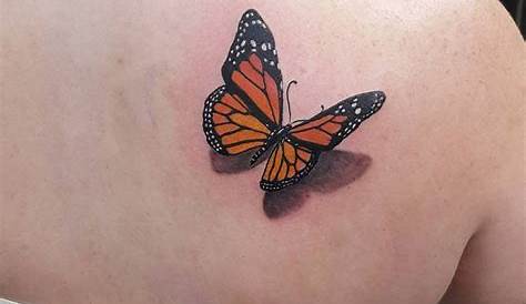 Small Monarch Butterfly Tattoo Small Temporary Tattoo Butterfly