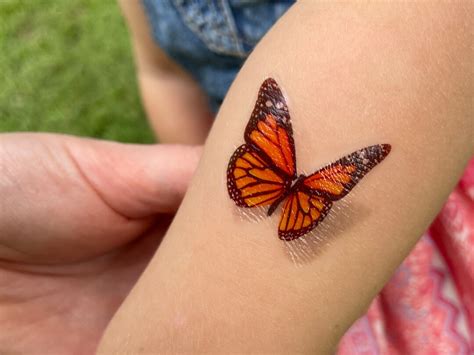 Monarch Butterfly Temporary Tattoos