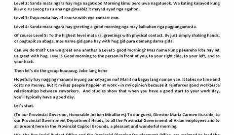 Emcee Script For Every Meeting Done In The School 2 Nd (docx) Tagalog