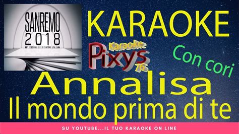 mondo prima di te karaoke