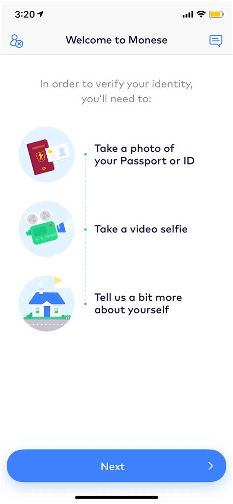 monese account verification