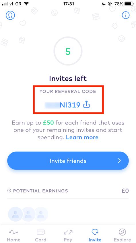 monese referral code