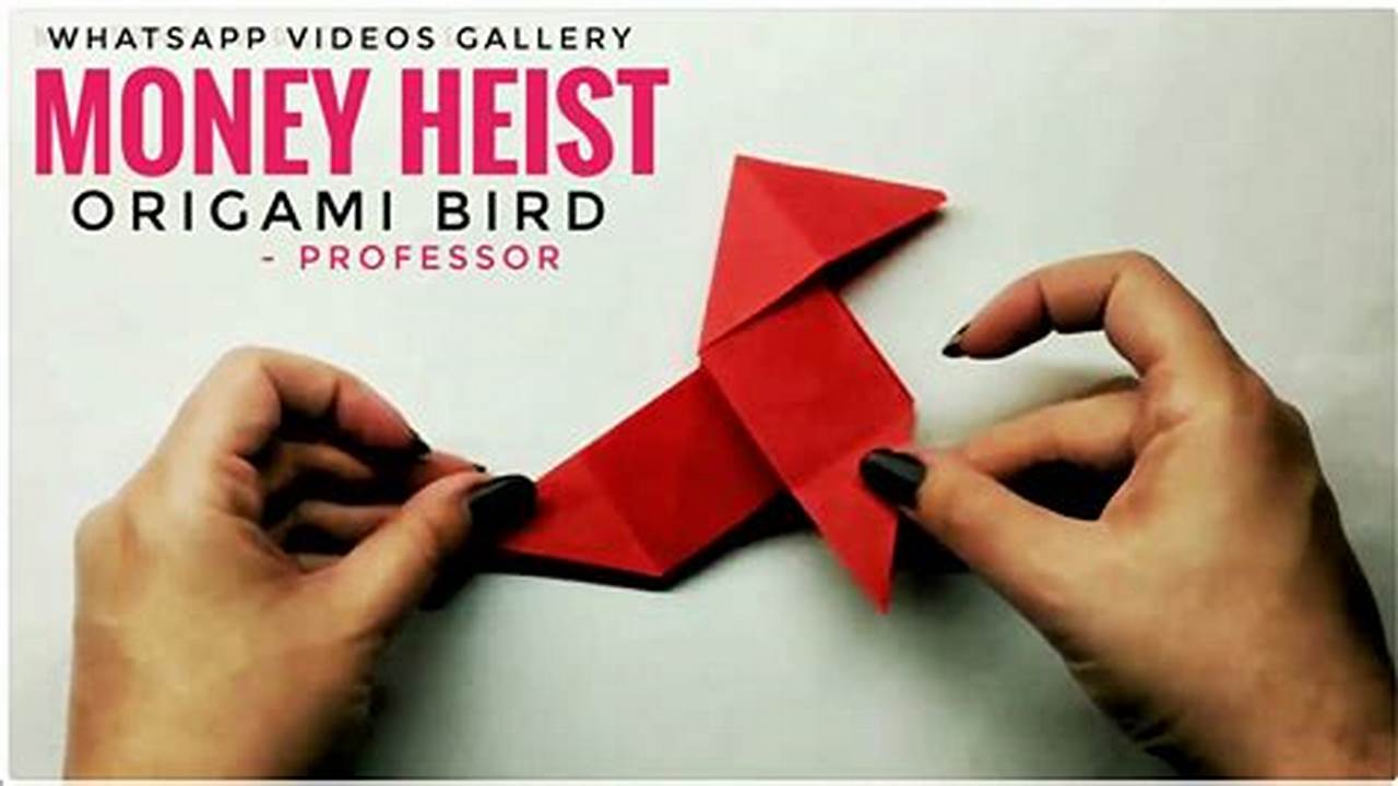The Mesmerizing World of Money Heist Origami Birds: Exploring Their Hidden Meanings