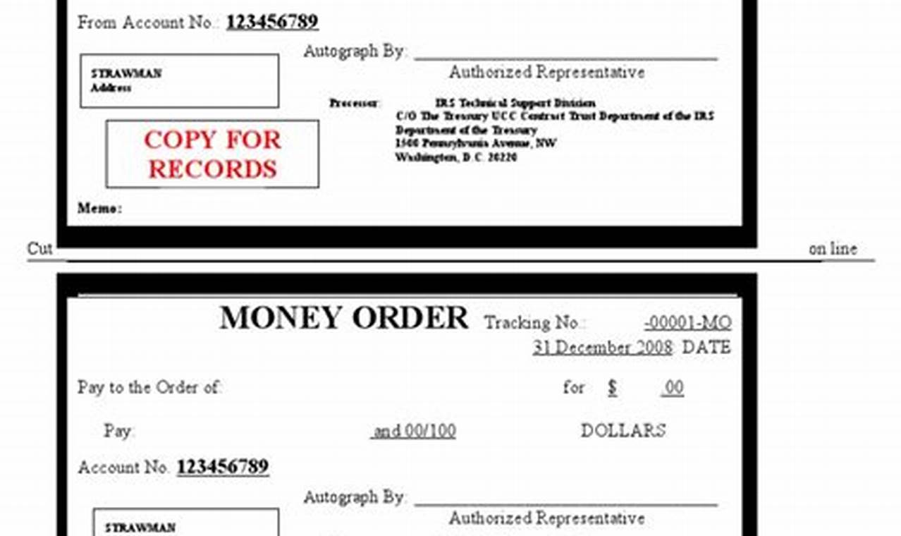 Money Order Template: A Comprehensive Guide for Creating and Understanding Money Orders