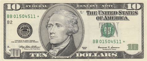 money 10 dollar bill