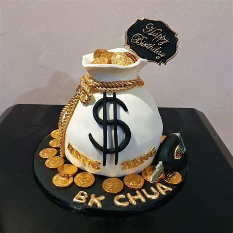 Money Bag Cake Designs