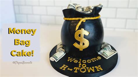 Money Bag Cake Tutorial