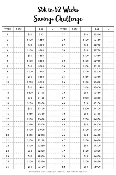 money challenge for 2024