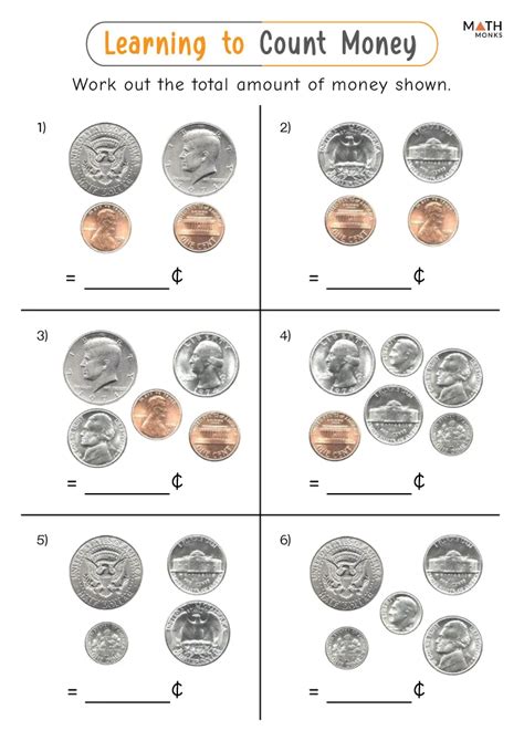 Money Math Packets Printable