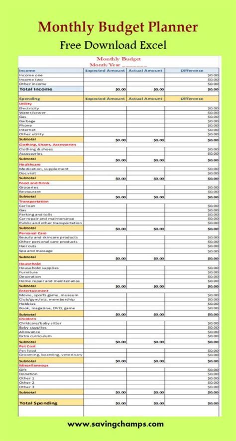 money smart budget calculator