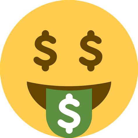 money tongue emoji png