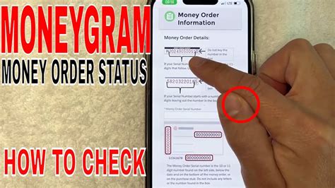 moneygram checking tracking number