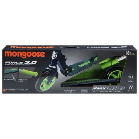 Mongoose Force 3.0 Scooter Dark Blue/Green 1 ct Shipt