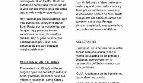 2017 02 Febrero A Moniciones | eucaristía | Misa (liturgia)