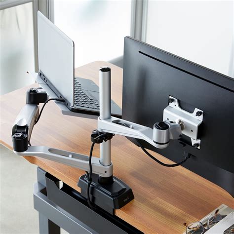 monitor and laptop arm