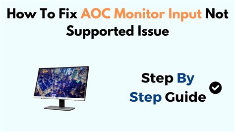 Monitor Aoc Input Not Supported