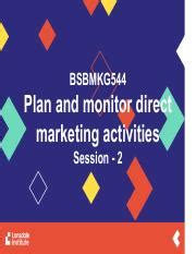 Monitor Direct Marketing Activities