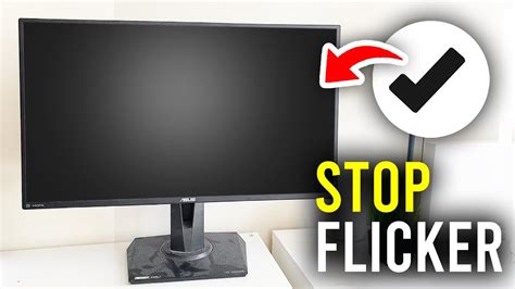 Monitor Flickers Until Warmed Up