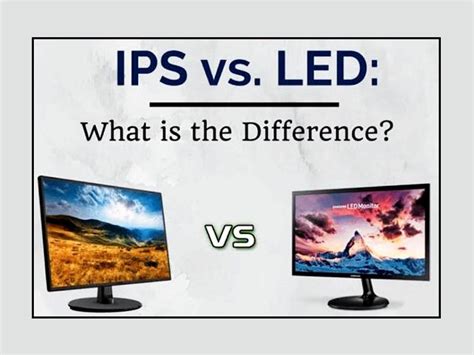 Monitor Lcd Vs Led Vs Ips