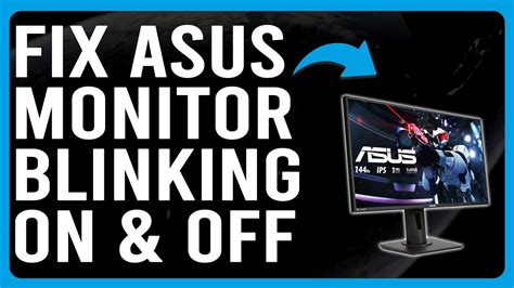 Monitor Light Keeps Flashing On And Off