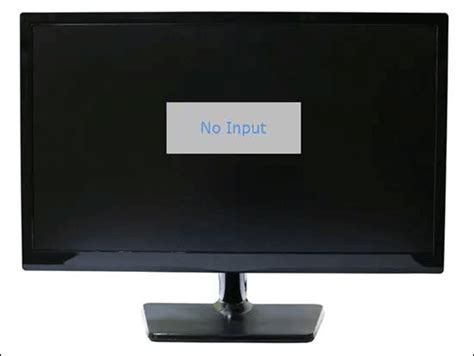 Monitor Pc No Video Input
