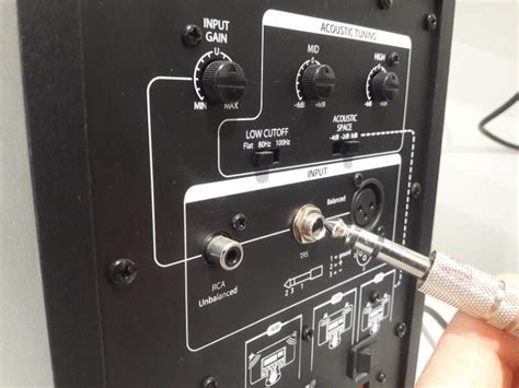 Monitor Speakers Unbalanced