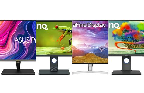 Monitors Showing Different Colors
