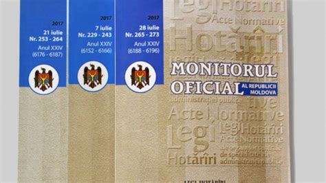 monitorul oficial al republicii moldova