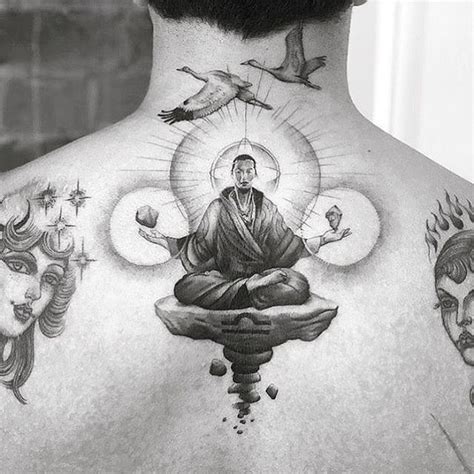 Innovative Monk Tattoo Designs Ideas