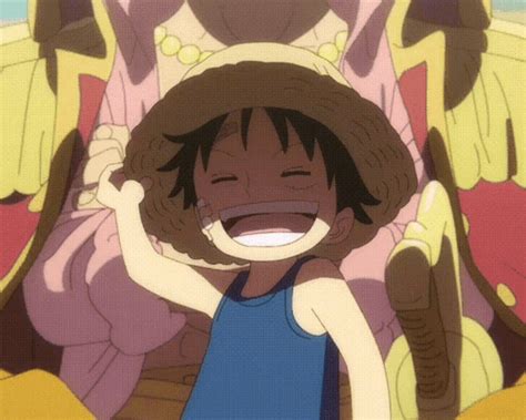 monkey d luffy laughing gif