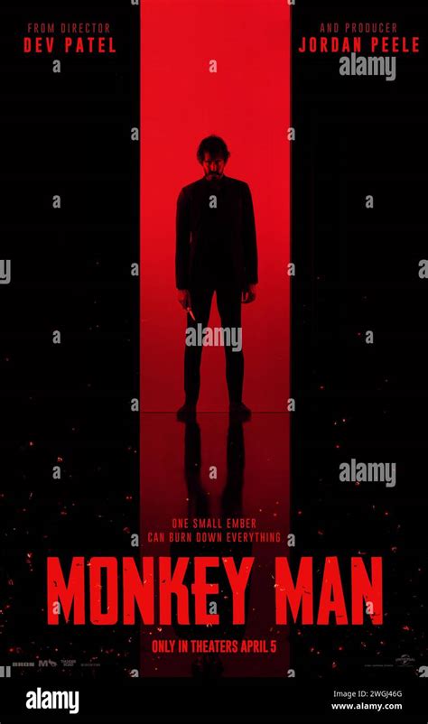 monkey man poster dev patel
