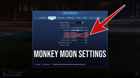 monkey moon settings