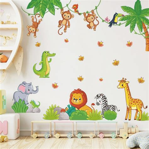 Monkey Print Wall Decals