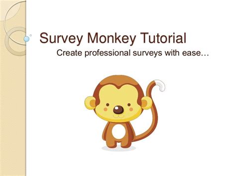monkey survey web tutorial