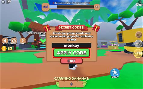 monkey tycoon roblox codes 2023