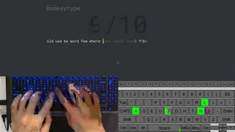 monkey typing test online challenge