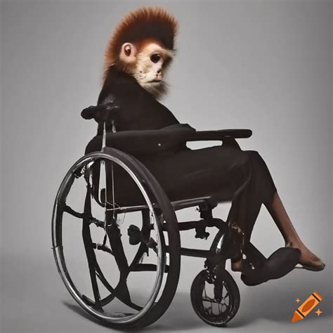 monkey with a flat face