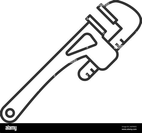 Monkey Wrench Drawing